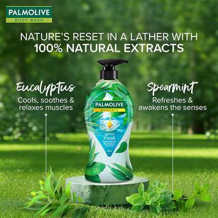 Palmolive Workout Fresh Body Wash, 750ml Shower Gel