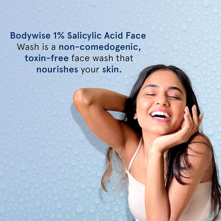 Be Bodywise 1% Salicylic Acid Oil Control Face Wash For Acne & Pimples | 120ml