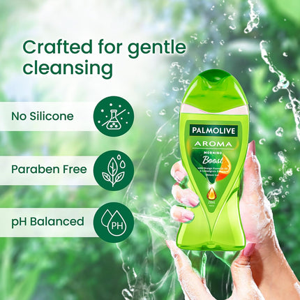 Palmolive Aroma Morning Tonic Body Wash, Pack of 2 x 250ml Shower Gel