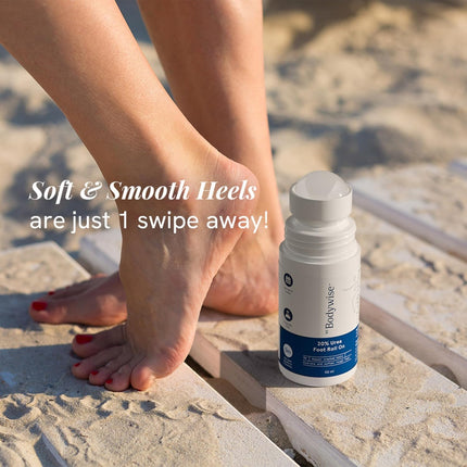 Be Bodywise 20% Urea Foot Cream Roll On | With 2% Lactic Acid, Olive Oil & Vitamin E