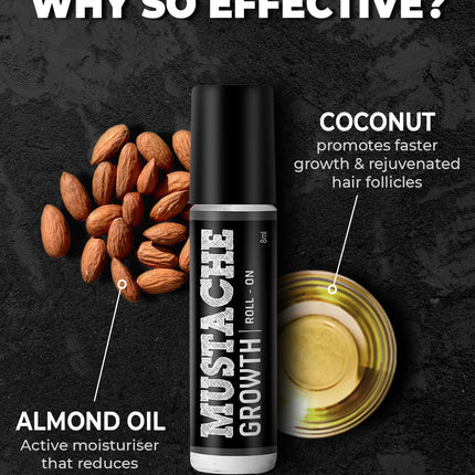 Beardo Mustache Growth Roll On 8 ml