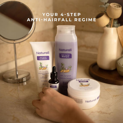 Naturali Anti-Hairfall Shampoo with Rosemary, Korean Ginseng & Biotin - 100ml