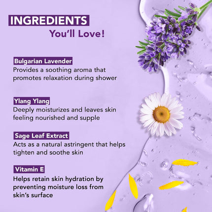 Botanic Hearth Bulgarian Lavender Body Wash for Women and Men - 245ml