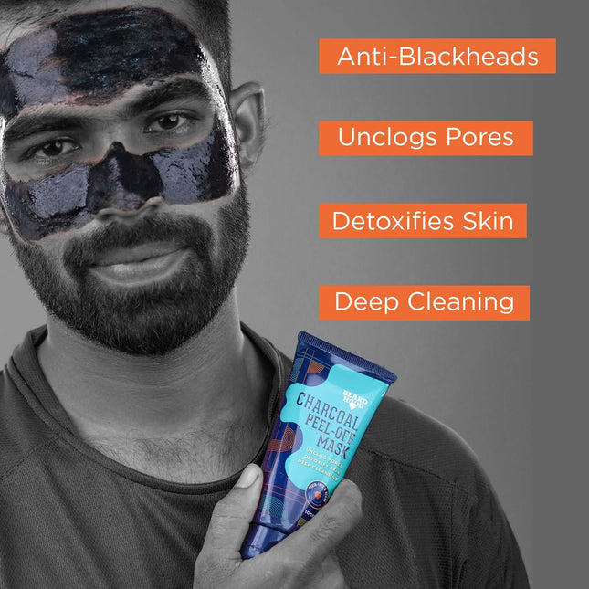 Beardhood Activated Charcoal Peel Off Mask,100g