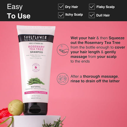 Soulflower Rosemary Shampoo -200ml