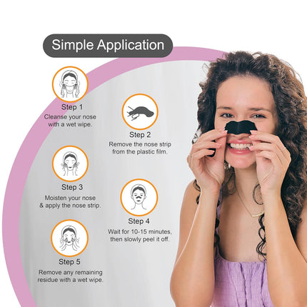 DR.RASHEL Bamboo Charcoal Nose Pore Strips -20Pcs