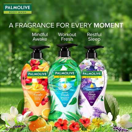 Palmolive Workout Fresh Body Wash, 750ml Shower Gel
