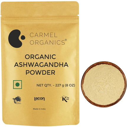 CARMEL ORGANICS Ashwagandha Root Powder (227 Grams)