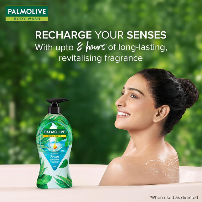Palmolive Workout Fresh Body Wash, 750ml Shower Gel