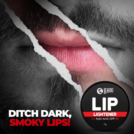 Beardo Lip Lightener for Men with Kojic Acid & SPF 30, 7g