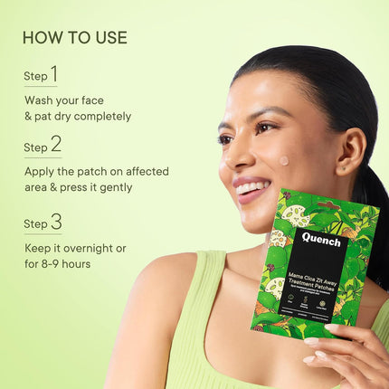 Quench Zit Away Acne Pimple Patches for Face - 24 Patches