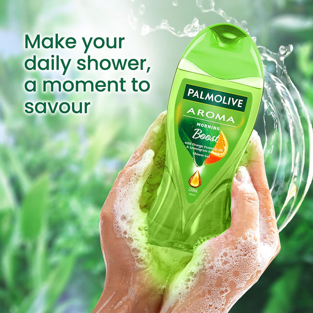Palmolive Aroma Morning Tonic Body Wash, Pack of 2 x 250ml Shower Gel