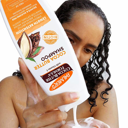 Palmer's Cocoa Butter & Biotin Shampoo for Hair Length Retention, Strengthening & Enhanced Shine - 400ml