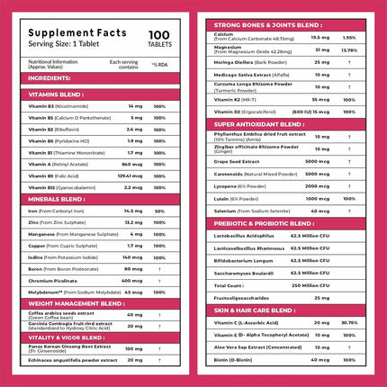 Carbamide Forte Multivitamin 100 Tablets