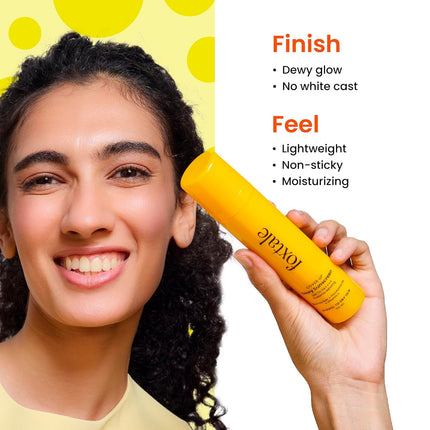 Foxtale SPF 70 Niacinamide Dewy Sunscreen with PA++++ For Dewy Sun Protection