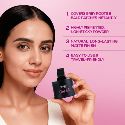 RENEE Cover-Up Hair Powder 4gm - Black 4gm