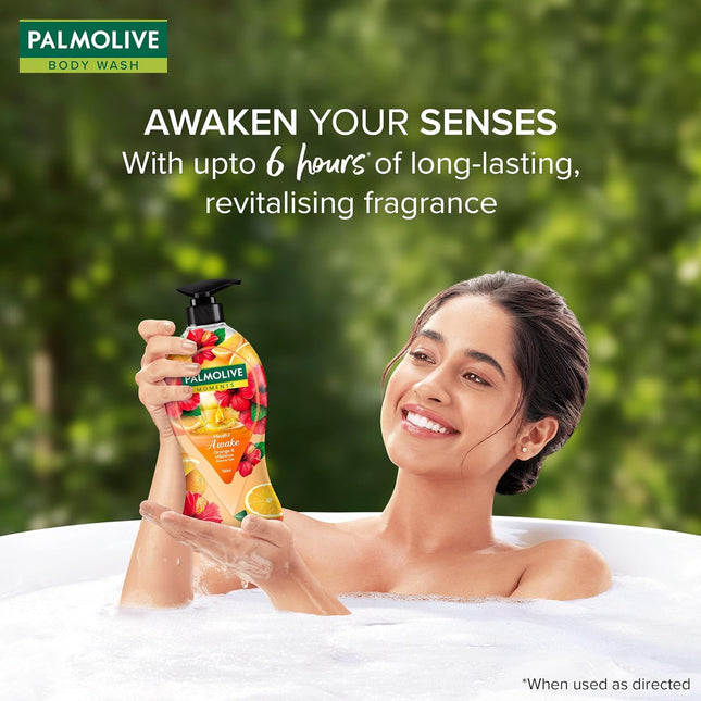 Palmolive Mindful Awake Body Wash, 750ml Shower Gel