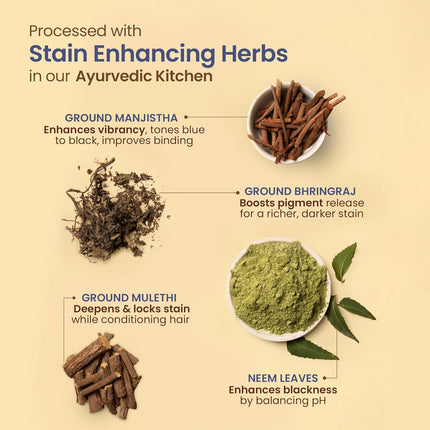 Nat Habit Organic Indigo Powder, Natural Hair Color 85G