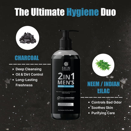 Skin Elements 2-in-1 Body Wash & Intimate Wash for Men-500ml