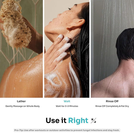 Kitcoz Anti Fungal Body Wash For Men & Women with Tea Tree Oil -300ml