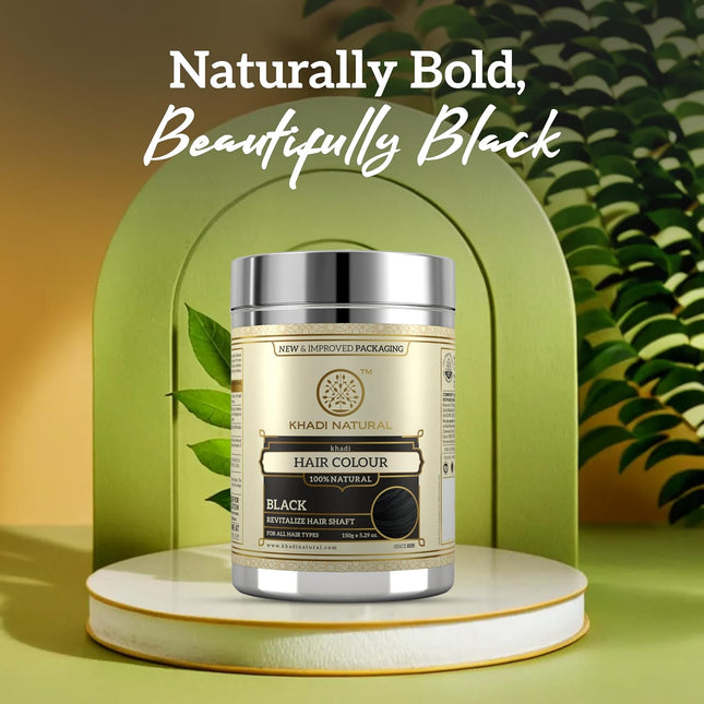 Khadi Natural Ayurvedic Black Henna Powder-150gm