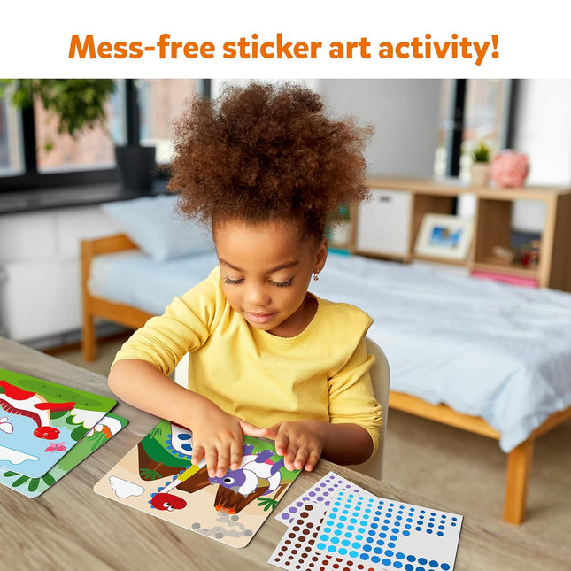 Skillmatics Paper Dot It Sticker Art Activity - Dinosaurs, Mess-Free Fun for Kids, 500+ Stickers