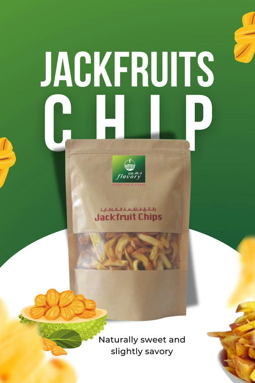 Flavory Jackfruit Chips, Crispy & Healthy Snack Made with Fresh Jackfruit, 200g