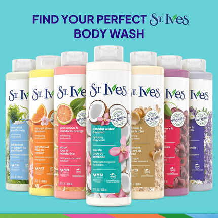 St. Ives Unilever Hydrating Body Wash Coconut Water & Orchid-650ml