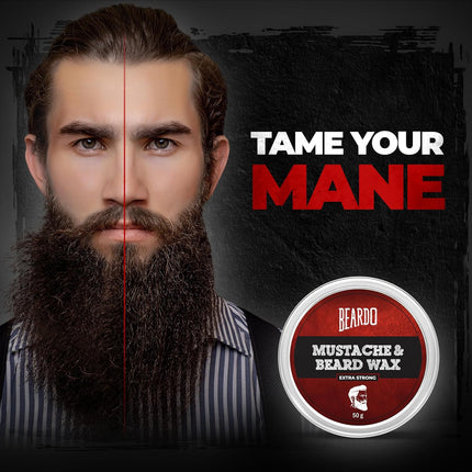 Beardo Beard and Mustache Wax, 50 gm