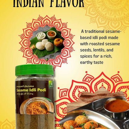 Flavory Ellu Idli Podi (Sesame), Authentic South Indian Spice Blend, Gluten-Free & Flavorful, Perfect for Idlis and Dosas, 250g