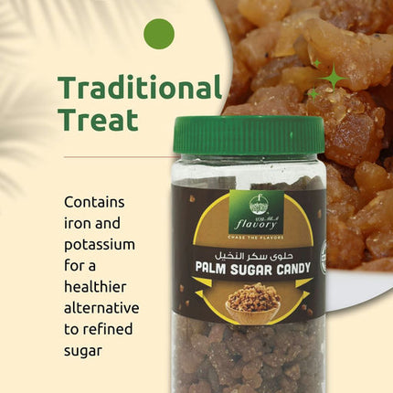 Flavory Palm Sugar Candy (Panangkalkandu), Pure & Natural Sweet Treat, 300g