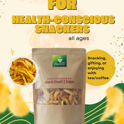 Flavory Jackfruit Chips, Crispy & Healthy Snack Made with Fresh Jackfruit, 200g