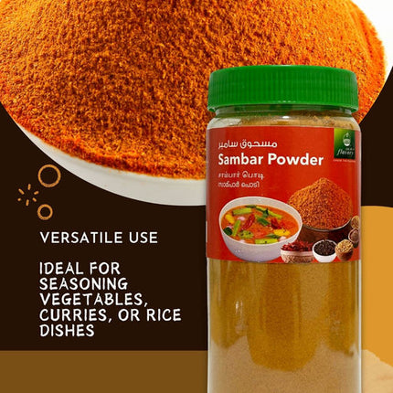 Flavory Sambar Podi Powder, Authentic South Indian Spice Blend, Rich in Flavor & Nutrients, Perfect for Sambar, Stews, and More, 250g