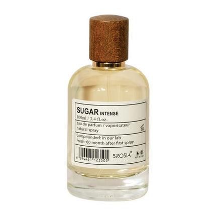 Brosia Suger Intense EDP 100ml – Refreshing Citrus & Woody Perfume for Men & Women with Lemon, Mint, Lavender & Sandalwood – Long-Lasting Unisex Fragrance