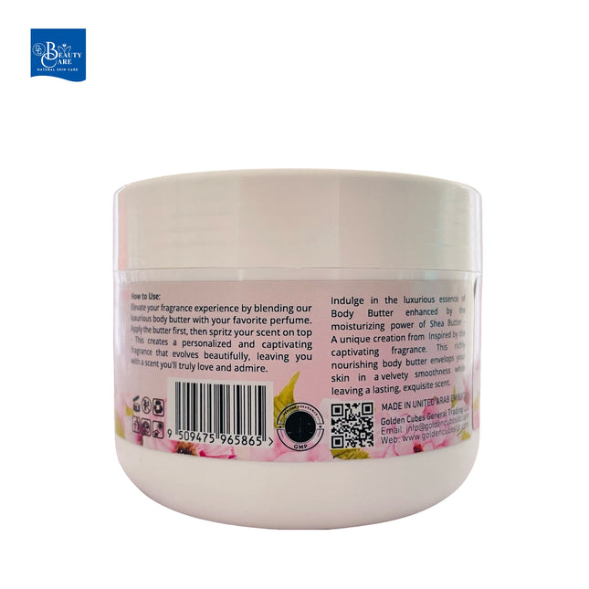 GC Beauty Care Body Butter – Pink Lush (170ml / 5.7oz) Long-Lasting Moisturizer for All Skin Types – Deep Cleansing & pH Balanced (5,5–6,5)