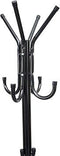 Buy and Bill Metal Standing Coat Rack with Umbrella Holder – Sturdy, Freestanding Design for Home & Office, Black