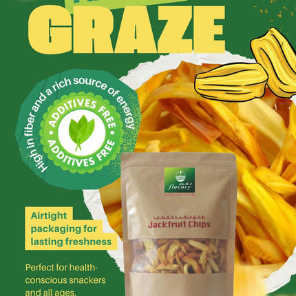 Flavory Jackfruit Chips, Crispy & Healthy Snack Made with Fresh Jackfruit, 200g
