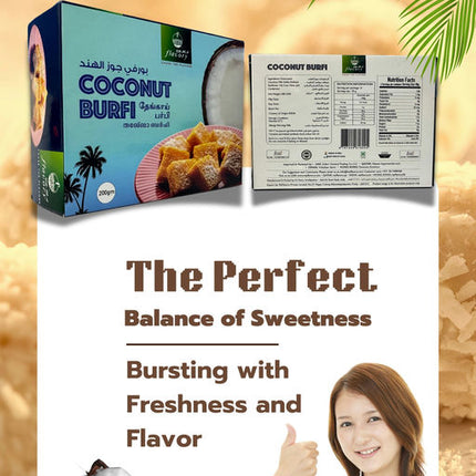Flavory Coconut Candy (Thenga Mittai), Traditional South Indian Sweet Made with Coconut, Sugar & Spices, Healthy & Flavorful, 120g