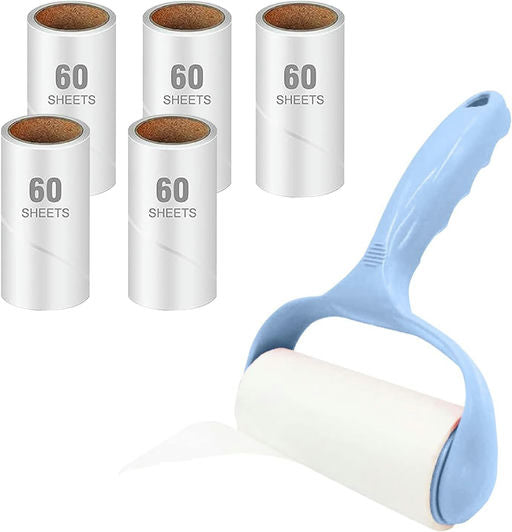 Buy and Bill Sticky Lint Roller – 3 Refill Packs (60 Sheets Each) of Extra Sticky Adhesive Sheets for Quick and Easy Removal of Lint, Hair, Dust & Debris