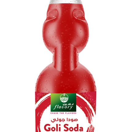 Flavory Goli Soda Carbonated Soft Drinks, Non alcoholic Flavoured Cool Drink, Indian Style Soda with Free Marble, Nannari - 300ml