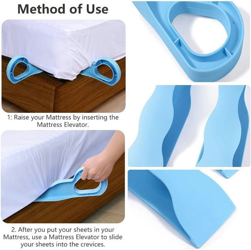 Buy and Bill 2-in-1 Mattress Lifter Tool & Bedsheet Tucker [ pack of 2]