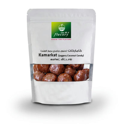 Flavory Kamarkat (Kalkona) Candy, Traditional South Indian Sweet Made with Jaggery, Sesame Seeds & Spices, 100g