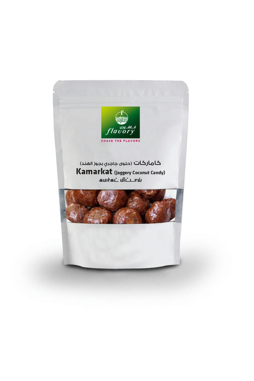 Flavory Kamarkat (Kalkona) Candy, Traditional South Indian Sweet Made with Jaggery, Sesame Seeds & Spices, 100g