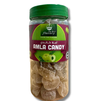 Flavory Healthy Amla Candy, Sweet & Tangy Indian Snack Made with Amla (Indian Gooseberry), Sugar & Spices, 500g