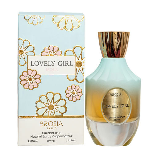 Brosia Lovely Girl EDP 110ml for Women – Floral Fruity Perfume with Mandarin, Rose, Patchouli & Tonka Bean – Long-Lasting Eau de Parfum