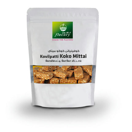 Flavory Kovilpatti Coco Mittai (Manila Mittai), Traditional South Indian Coconut Candy, Sweet & Flavorful, 100g
