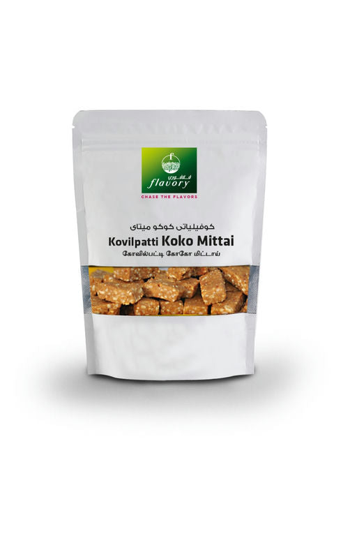 Flavory Kovilpatti Coco Mittai (Manila Mittai), Traditional South Indian Coconut Candy, Sweet & Flavorful, 100g