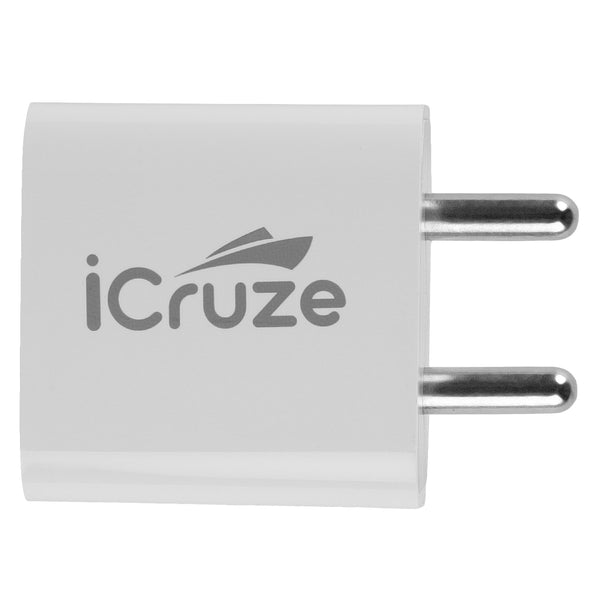 iCruze iPhone 16 Pro Charger Fast PD20W USB C Wall Charger Fast Charging Type-C Charger Plug Indian Travel Adapter USB-C Plug Compatible for iPhone 16/16 Pro Max/16 Pro/16Plus/15/14/13,Samsung