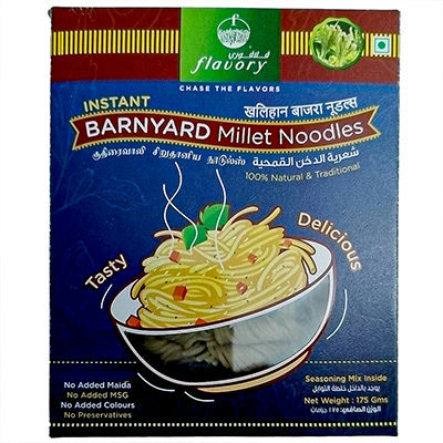 Flavory Baniyard Millet Noodles, Healthy Yet Easy to Prepare, Gluten-Free & Nutrient-Rich, High in Fiber & Protein, 175g