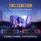 iCruze Neonbass Wireless 16W Bluetooth 5.0 Soundbar with RBG LED for Gaming PC, 2000mAh/SD Card/AUX/USB/FM Radio/6 hours Playtime